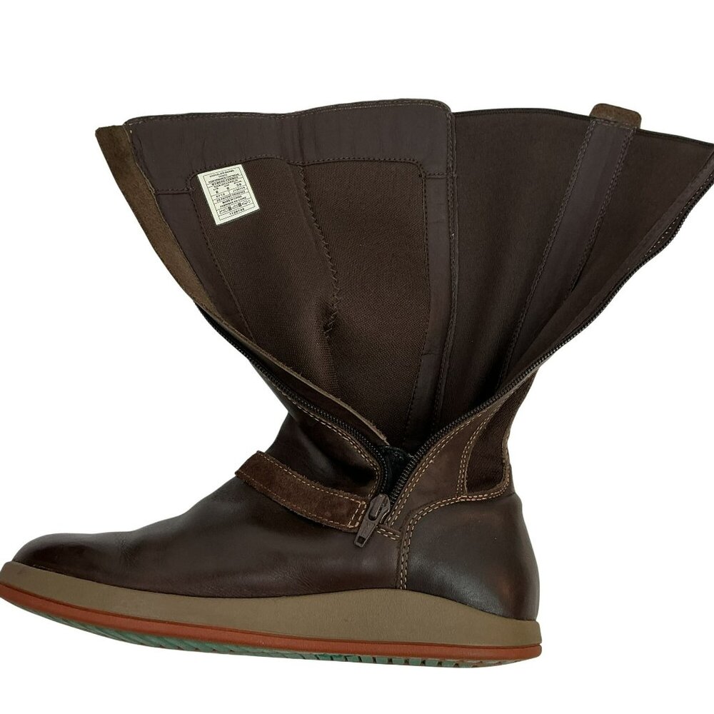 Chaco Mara Waterproof Mid-Calf Leather Riding Boots Womens Brown 8/9 - Picture 12 of 14